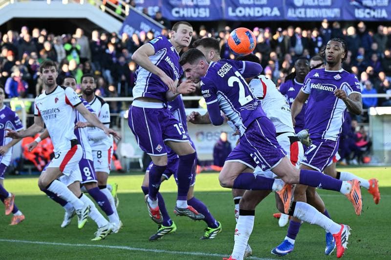 Football. Serie A. ACF Fiorentina - AC Milan. 11.01.2026