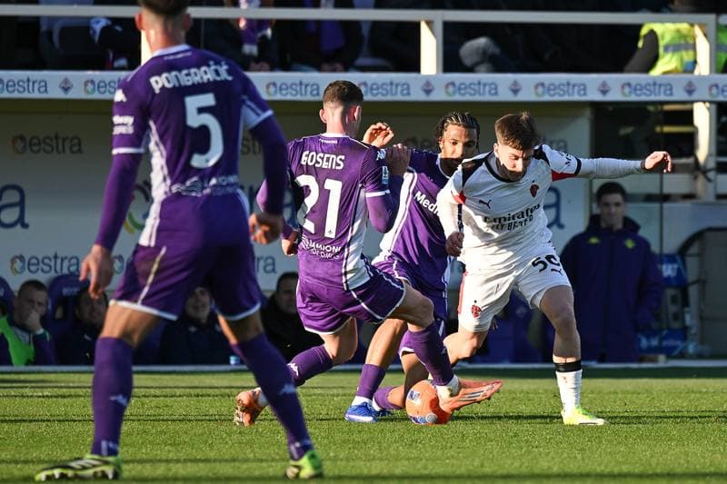 Football. Serie A. ACF Fiorentina - AC Milan. 11.01.2026