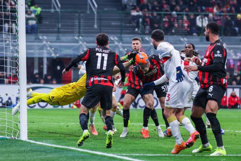 Football. Serie A. AC Milan - Genoa CFC. 08.01.2026
