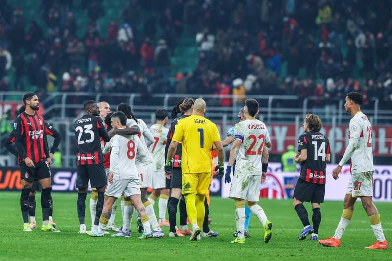 Football. Serie A. AC Milan - Genoa CFC. 08.01.2026