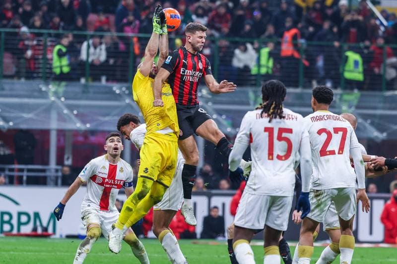 Football. Serie A. AC Milan - Genoa CFC. 08.01.2026