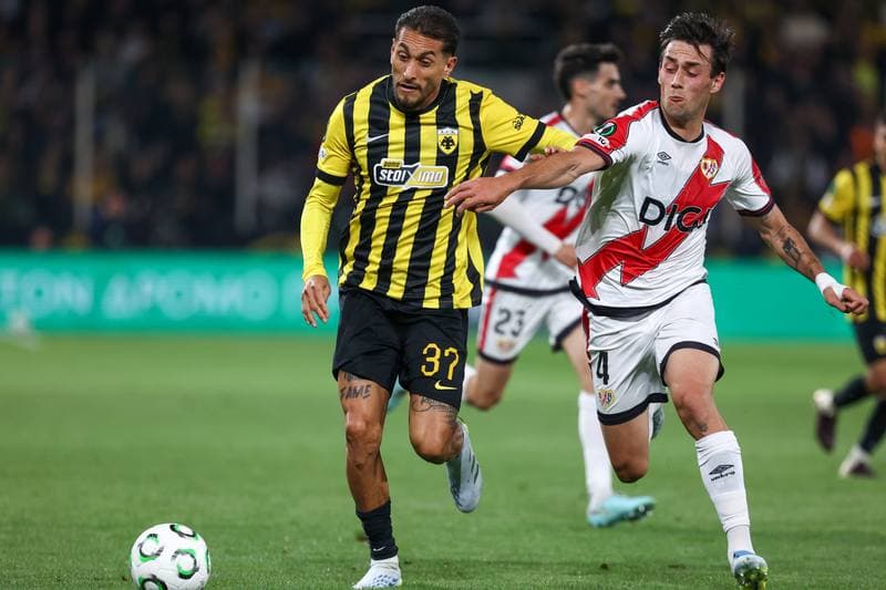 Football. UEFA Europa Conference League. AEK Athens - Rayo Vallecano. 16.04.2026