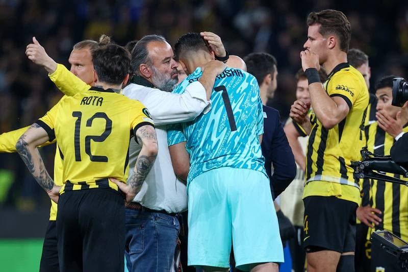 Football. UEFA Europa Conference League. AEK Athens - Rayo Vallecano. 16.04.2026