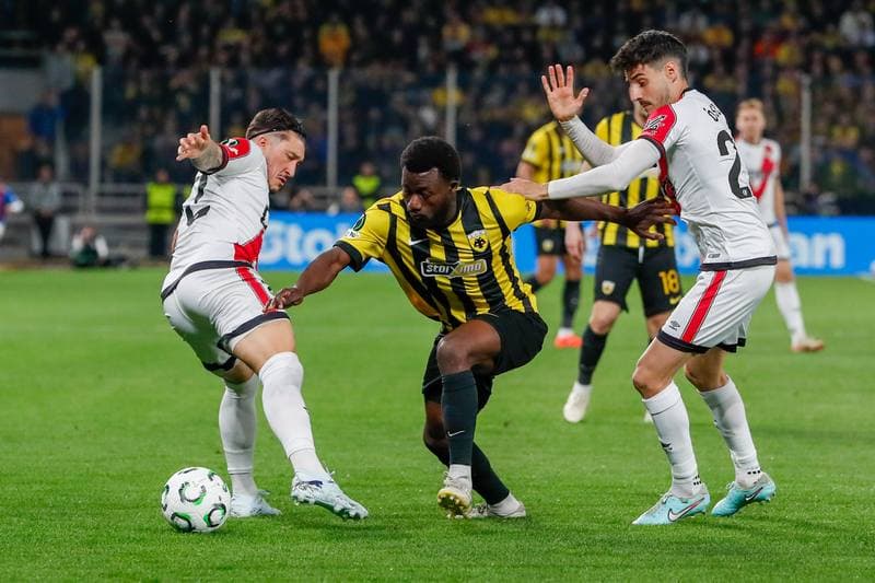 Football. UEFA Europa Conference League. AEK Athens - Rayo Vallecano. 16.04.2026