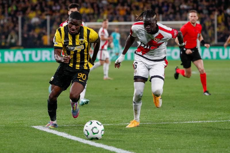 Football. UEFA Europa Conference League. AEK Athens - Rayo Vallecano. 16.04.2026