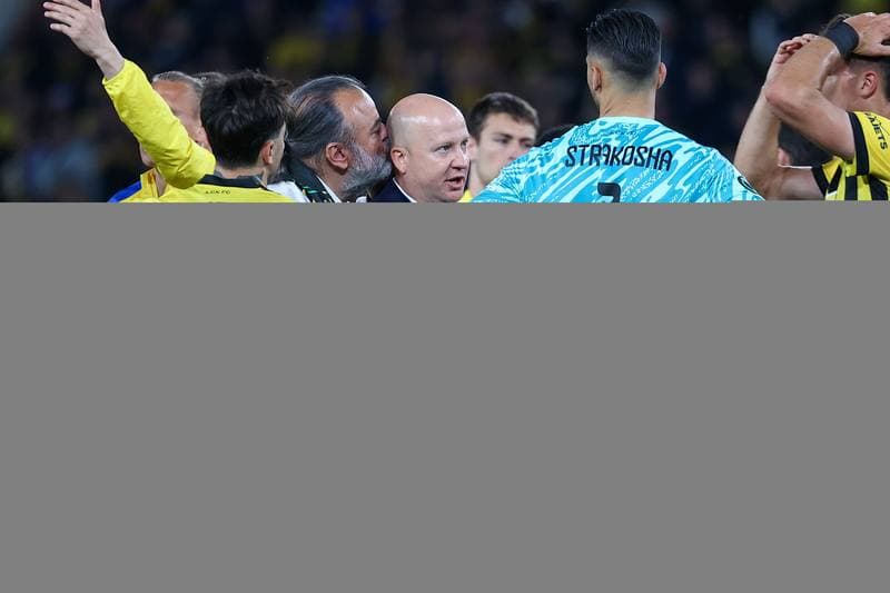 Football. UEFA Europa Conference League. AEK Athens - Rayo Vallecano. 16.04.2026