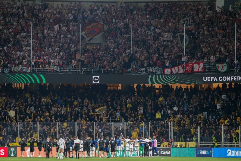Football. UEFA Europa Conference League. AEK Athens - Rayo Vallecano. 16.04.2026