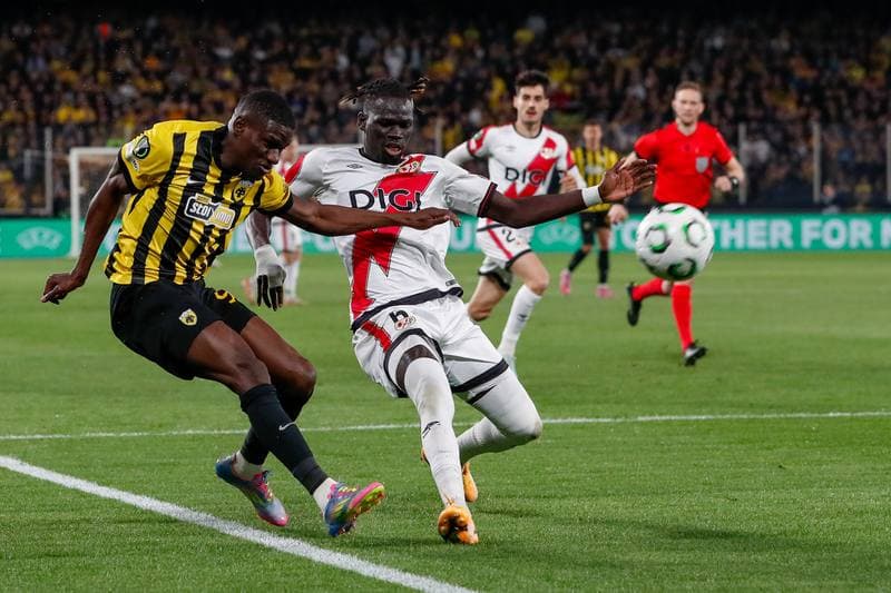Football. UEFA Europa Conference League. AEK Athens - Rayo Vallecano. 16.04.2026