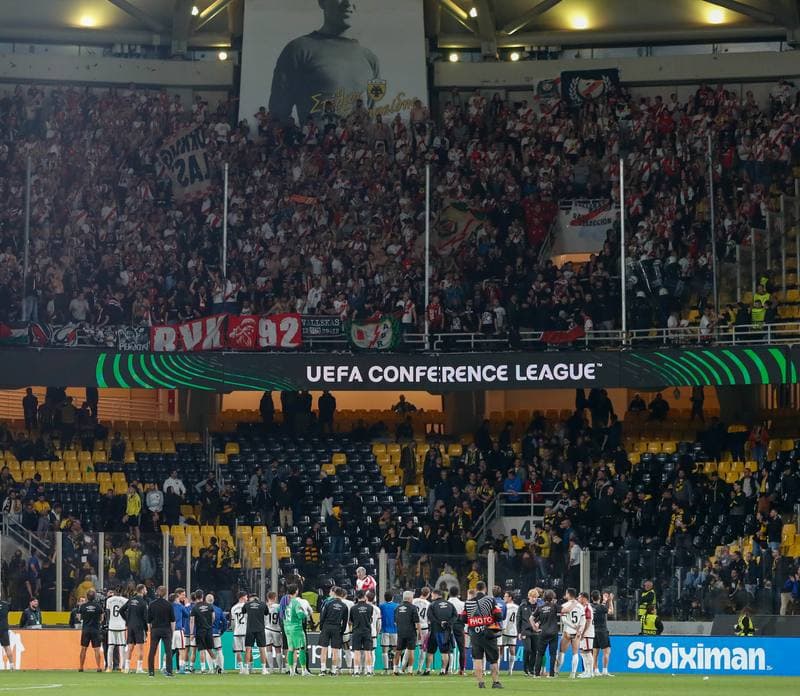 Football. UEFA Europa Conference League. AEK Athens - Rayo Vallecano. 16.04.2026