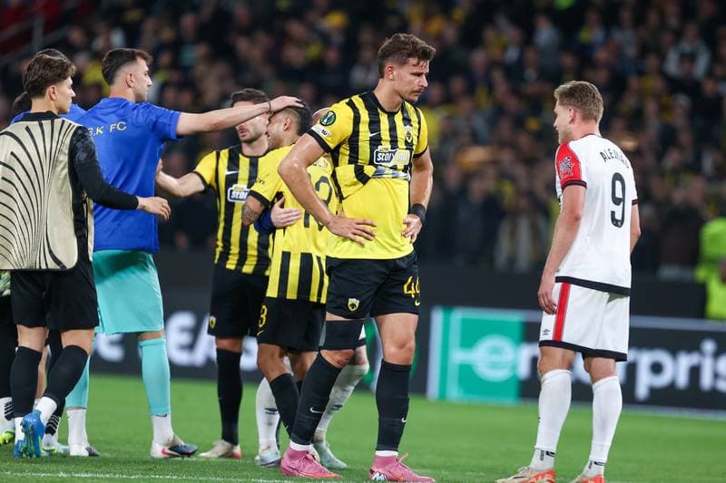 Football. UEFA Europa Conference League. AEK Athens - Rayo Vallecano. 16.04.2026
