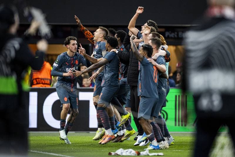 Football. UEFA Conference League. AZ Alkmaar - FC Shakhtar Donetsk. 16.04.2026