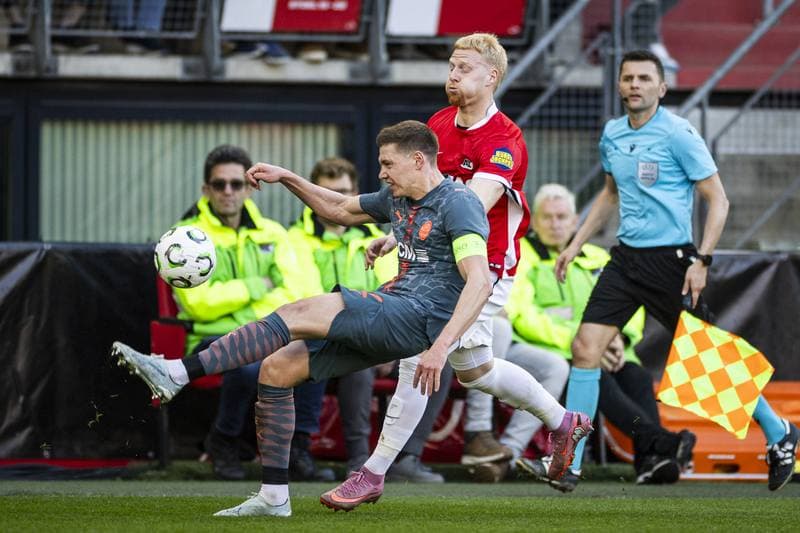 Football. UEFA Conference League. AZ Alkmaar - FC Shakhtar Donetsk. 16.04.2026