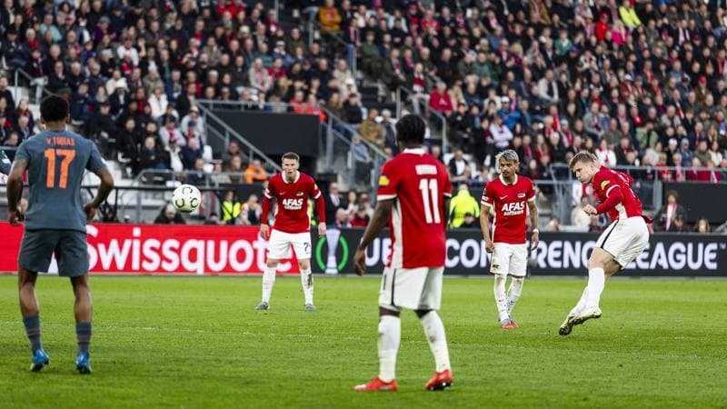 Football. UEFA Conference League. AZ Alkmaar - FC Shakhtar Donetsk. 16.04.2026