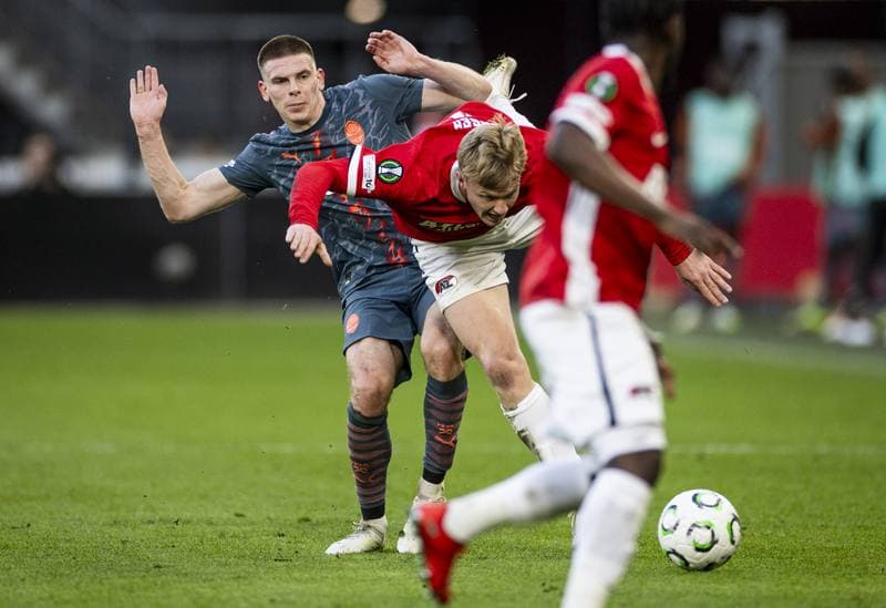 Football. UEFA Conference League. AZ Alkmaar - FC Shakhtar Donetsk. 16.04.2026