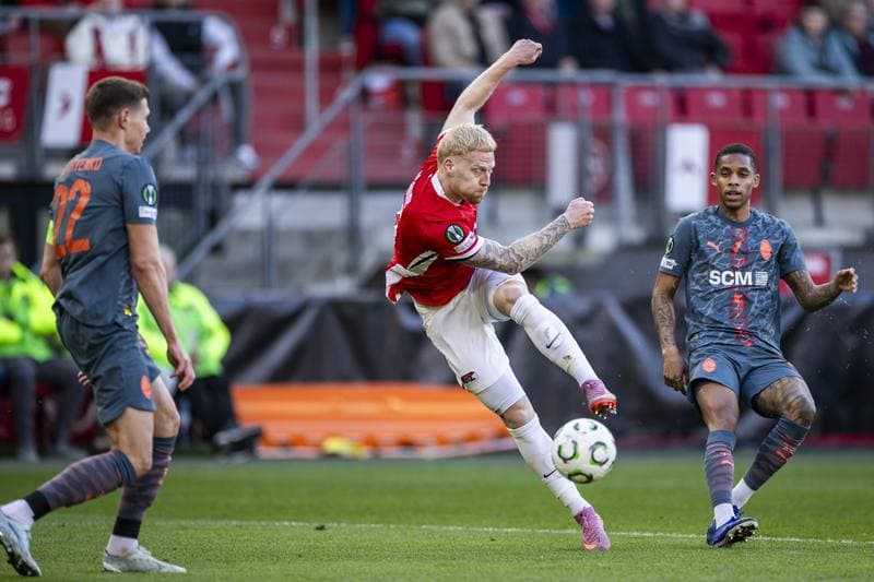 Football. UEFA Conference League. AZ Alkmaar - FC Shakhtar Donetsk. 16.04.2026