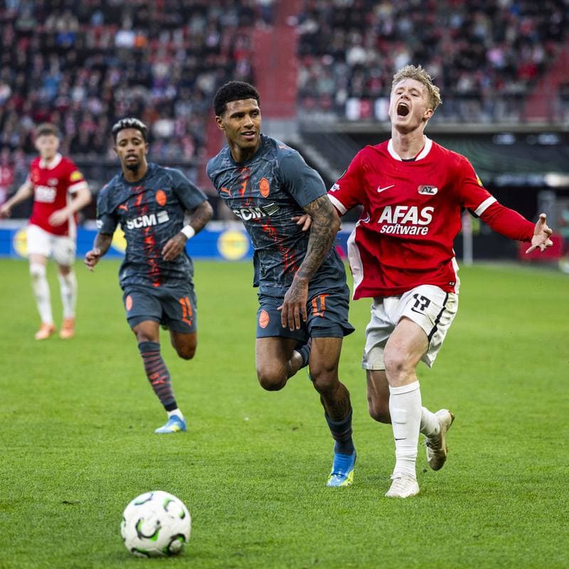 Football. UEFA Conference League. AZ Alkmaar - FC Shakhtar Donetsk. 16.04.2026