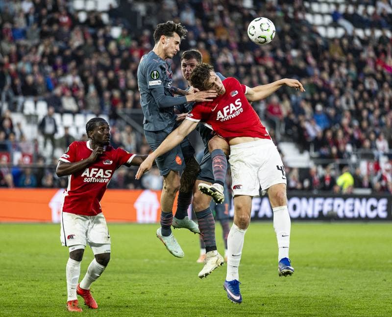Football. UEFA Conference League. AZ Alkmaar - FC Shakhtar Donetsk. 16.04.2026