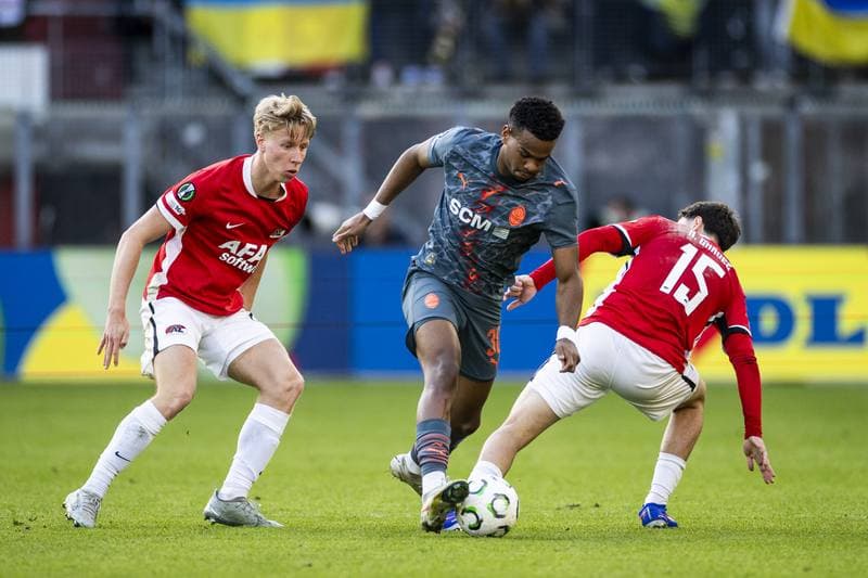 Football. UEFA Conference League. AZ Alkmaar - FC Shakhtar Donetsk. 16.04.2026