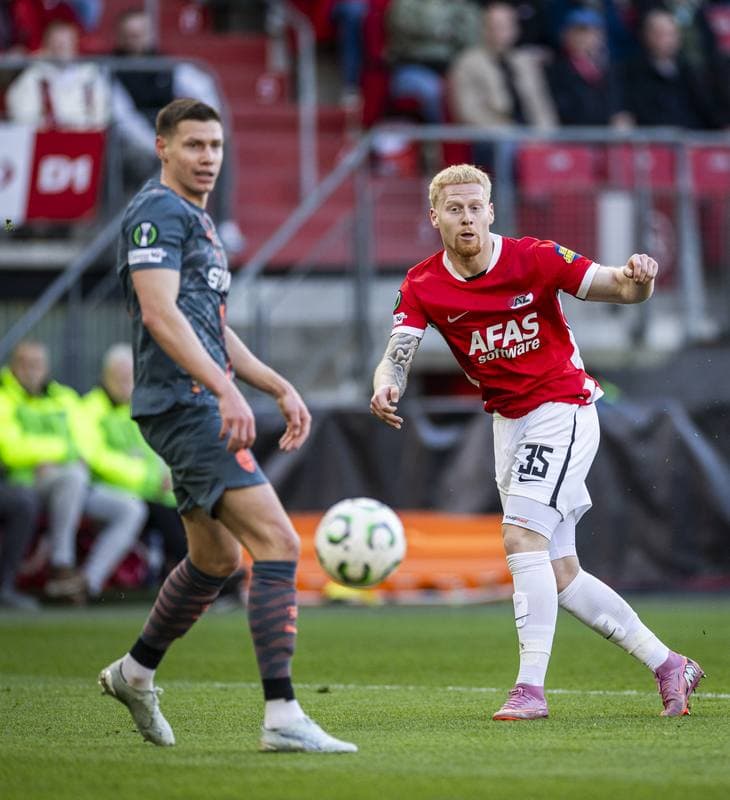 Football. UEFA Conference League. AZ Alkmaar - FC Shakhtar Donetsk. 16.04.2026