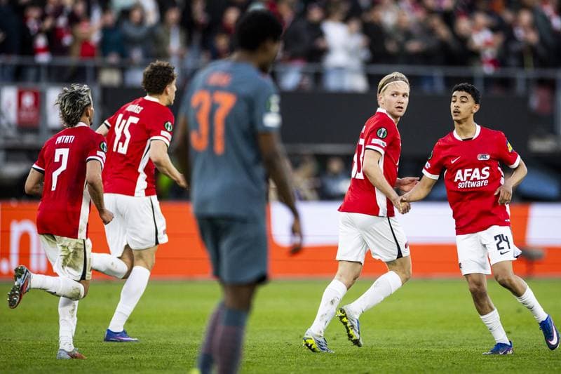 Football. UEFA Conference League. AZ Alkmaar - FC Shakhtar Donetsk. 16.04.2026