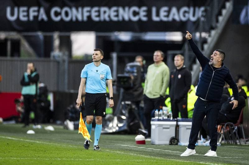 Football. UEFA Conference League. AZ Alkmaar - FC Shakhtar Donetsk. 16.04.2026