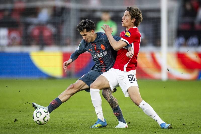 Football. UEFA Conference League. AZ Alkmaar - FC Shakhtar Donetsk. 16.04.2026