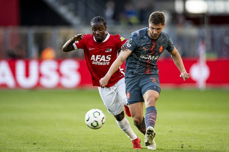 Football. UEFA Conference League. AZ Alkmaar - FC Shakhtar Donetsk. 16.04.2026