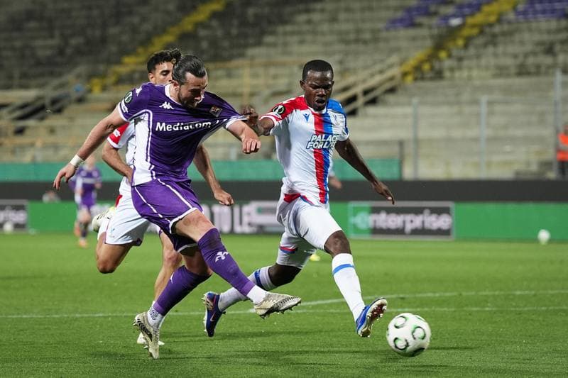 Football. UEFA Conference League. Fiorentina - Crystal Palace. 16.04.2026