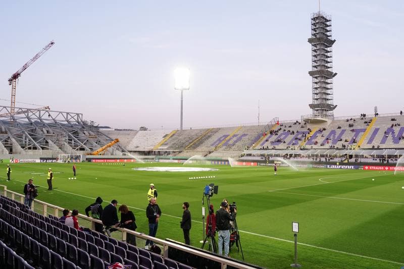 Football. UEFA Conference League. Fiorentina - Crystal Palace. 16.04.2026