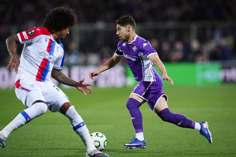 Football. UEFA Conference League. Fiorentina - Crystal Palace. 16.04.2026