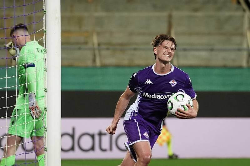 Football. UEFA Conference League. Fiorentina - Crystal Palace. 16.04.2026