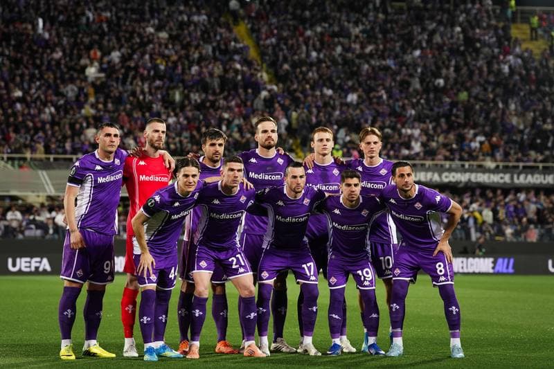 Football. UEFA Conference League. Fiorentina - Crystal Palace. 16.04.2026