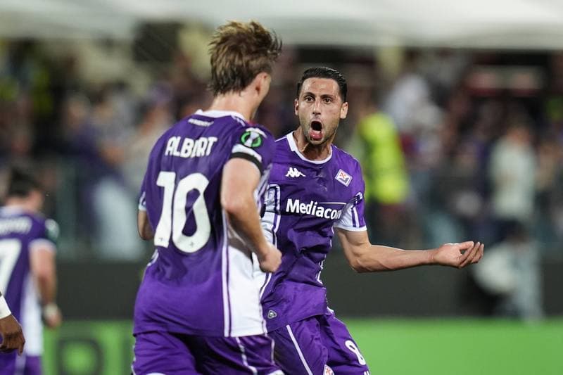 Football. UEFA Conference League. Fiorentina - Crystal Palace. 16.04.2026