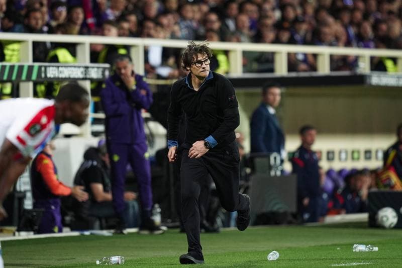 Football. UEFA Conference League. Fiorentina - Crystal Palace. 16.04.2026