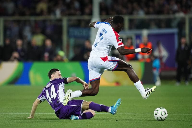 Football. UEFA Conference League. Fiorentina - Crystal Palace. 16.04.2026