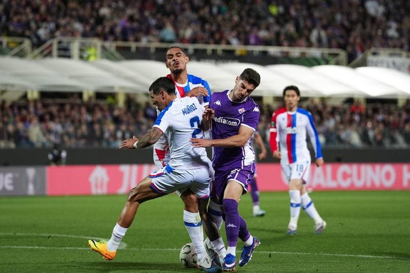 Football. UEFA Conference League. Fiorentina - Crystal Palace. 16.04.2026