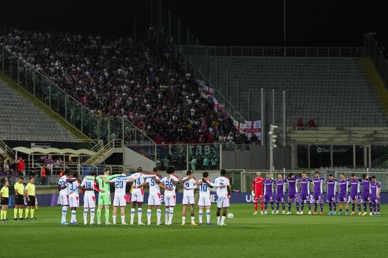 Football. UEFA Conference League. Fiorentina - Crystal Palace. 16.04.2026