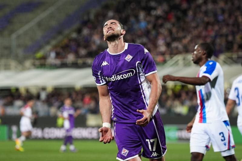 Football. UEFA Conference League. Fiorentina - Crystal Palace. 16.04.2026