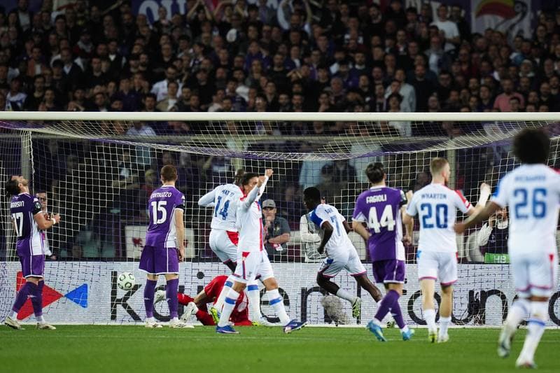 Football. UEFA Conference League. Fiorentina - Crystal Palace. 16.04.2026