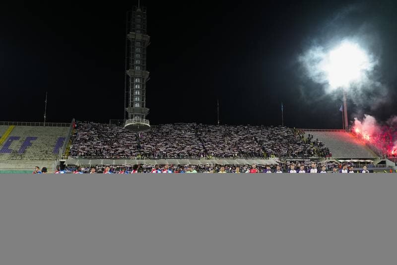 Football. UEFA Conference League. Fiorentina - Crystal Palace. 16.04.2026