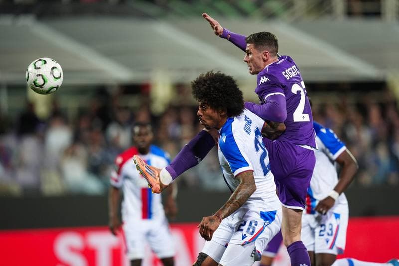 Football. UEFA Conference League. Fiorentina - Crystal Palace. 16.04.2026