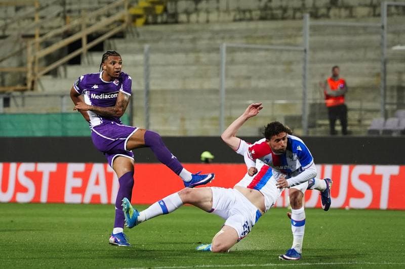 Football. UEFA Conference League. Fiorentina - Crystal Palace. 16.04.2026