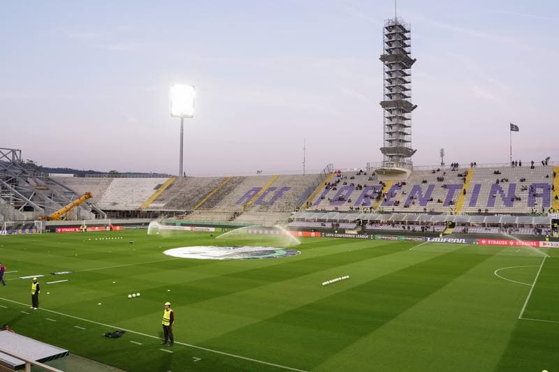 Football. UEFA Conference League. Fiorentina - Crystal Palace. 16.04.2026