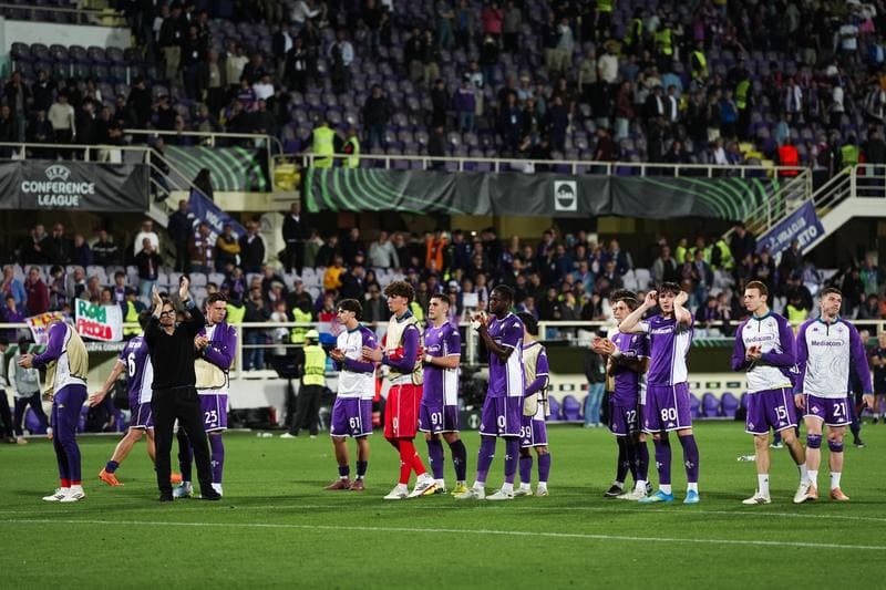 Football. UEFA Conference League. Fiorentina - Crystal Palace. 16.04.2026