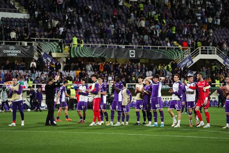 Football. UEFA Conference League. Fiorentina - Crystal Palace. 16.04.2026