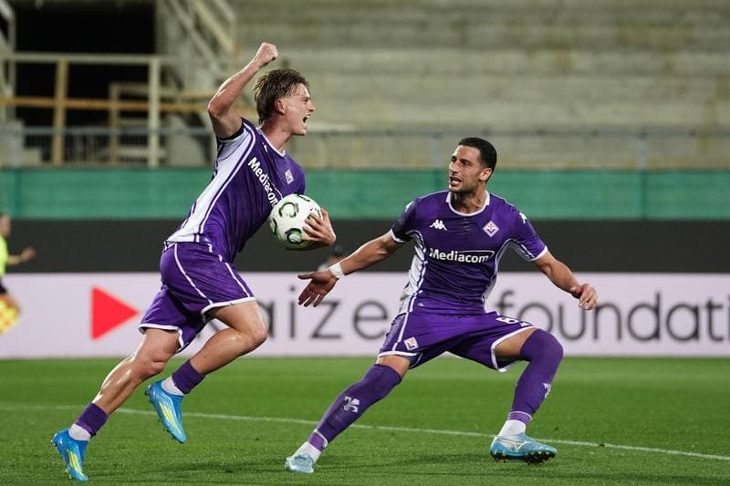 Football. UEFA Conference League. Fiorentina - Crystal Palace. 16.04.2026