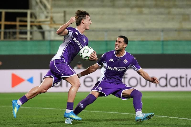 Football. UEFA Conference League. Fiorentina - Crystal Palace. 16.04.2026