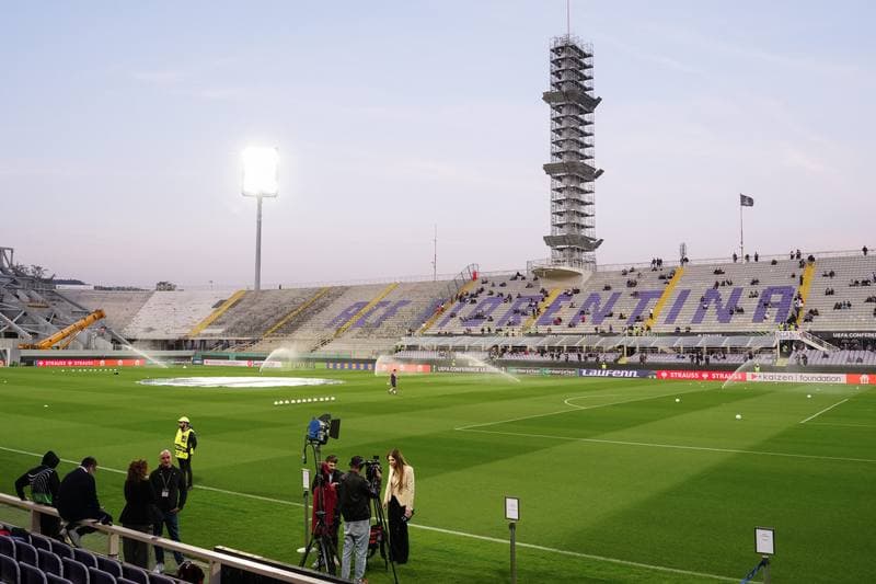 Football. UEFA Conference League. Fiorentina - Crystal Palace. 16.04.2026