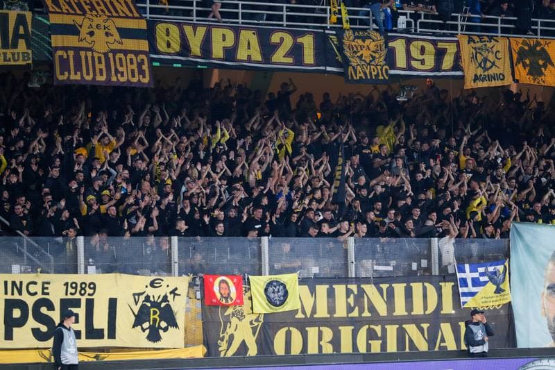 Football. UEFA Europa Conference League. AEK Athens - Rayo Vallecano. 16.04.2026