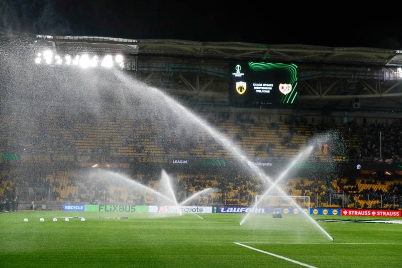 Football. UEFA Europa Conference League. AEK Athens - Rayo Vallecano. 16.04.2026